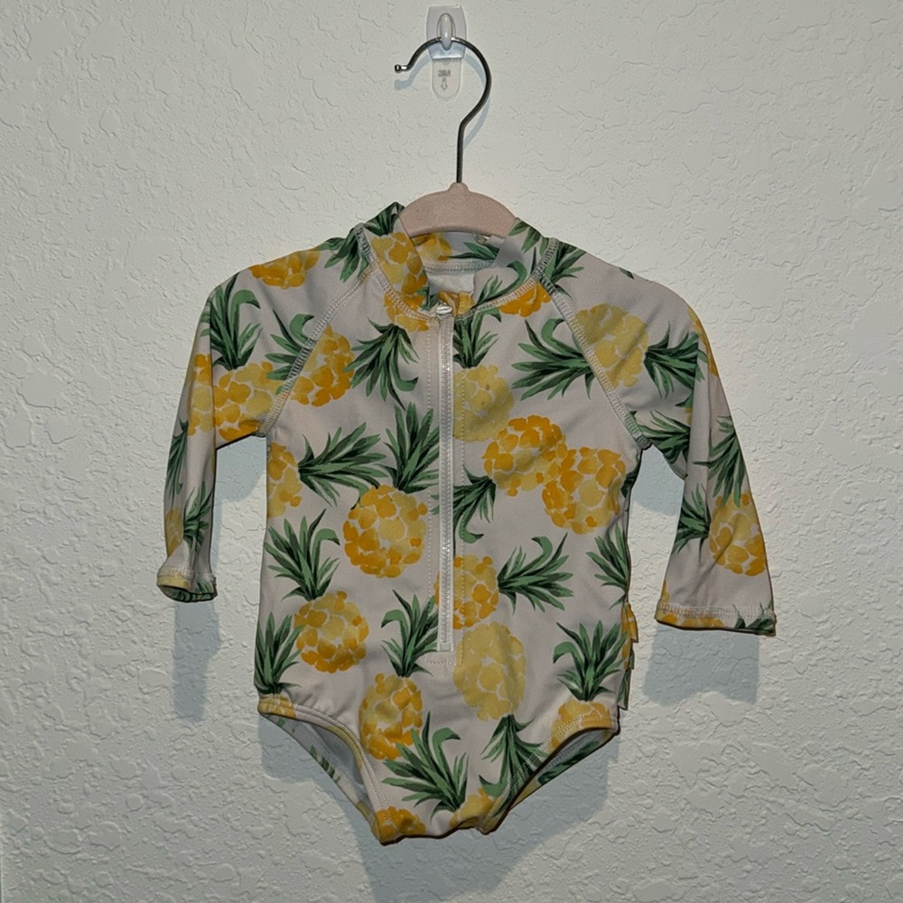 Janie and Jack Pineapple Bathing Suit